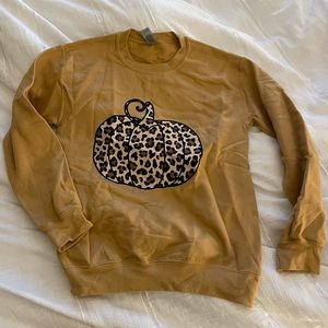 Pink Lily Pumpkin Sweatshirt